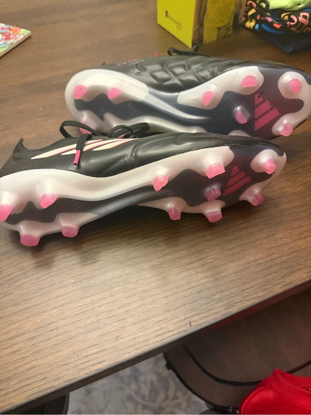 Adidas Copa Pure.1 Size 10.5 Black/Shock Pink